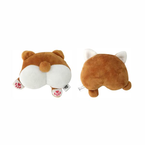 Buy cheap Corgi Butt Shape Dog Pet Toys Soft Plush Dog Squeaky Toy 37g from wholesalers