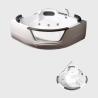 Buy cheap 2 People Freestanding Whirlpool Tub Corner Jetted Bathtub Anti Resistant ODM from wholesalers