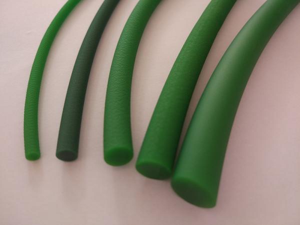 Buy cheap Green PU Round Belt , Fast Joining Flexible 85A Urethane Drive Belts 30m / Roll from wholesalers