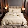 Buy cheap Home Hotel Wedding Luxury Solid Color Duvet Cover Sheet Pillowcase Bedding Set from wholesalers