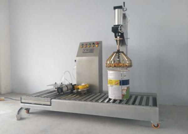 Buy cheap Semi Automatic Paint Filling Machine High Viscosity Chemical Lubricants Paint Barrel Weighing from wholesalers