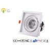 Buy cheap 30W Dimmable Commercial Square LED Downlights ，Grey Grill Square Recessed Downlight from wholesalers