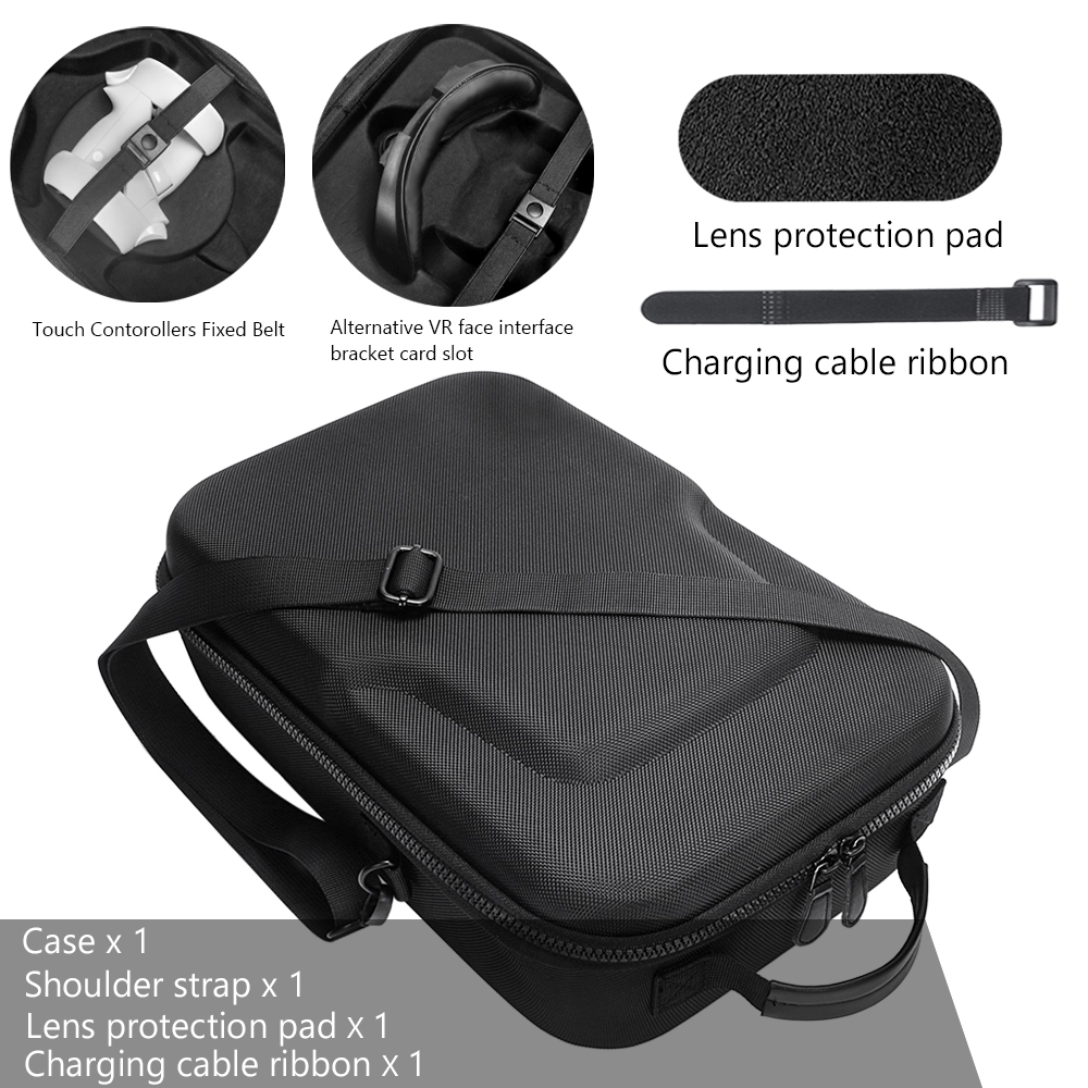 NEW EVA Hard Travel Protect Box Storage Bag Carrying Cover Case for Oculus Quest 2/Oculus Quest All-in-one VR and Accessories