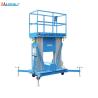 Buy cheap Hydraulic folding ladders lift table 200kg 12 meter double mast aluminum alloy platform from wholesalers