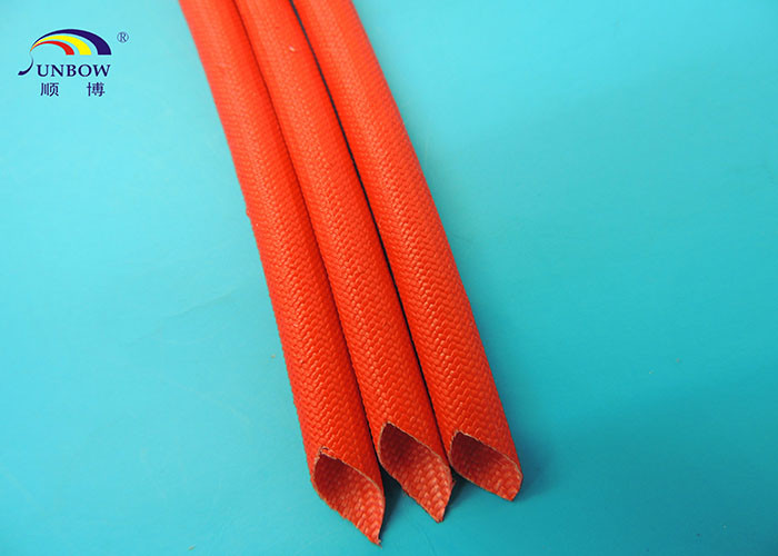Eco-friendly Rubber Silicone Fiberglass Sleeves Multi Color for Customized 0.5mm ~ 30.0mm