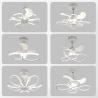 Buy cheap Nordic Inverter Ceiling Fan 52 Inch Silent Ceiling Fans For Bedroom / Dining Room from wholesalers