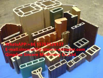 WPC Wood Plastic Composites PVC Profile Extrusion Line Making Machinery