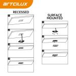 250lm Brightness LED Cabinet Spotlight 20mm Dia. Cutout Size for Your Cabinet