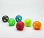 Color Mix Durable TPR Dog Toy Large Plastic Toy Balls ODM Services