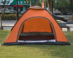 3 to 4 Person Single Layer 2 Doors Camping Tent Easy Set Up Camping Tent(HT6053)