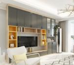 60in Living Room TV Shelves Wall Mounted