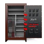 digital lock with UL 36Guns Gun Safe Box With 75 Mins Fireproof Rating