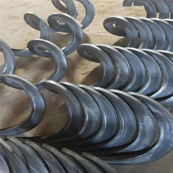 Buy cheap Continuous Cold Auger Blade Stainless Steel Flexible Screw Conveyor Parts from wholesalers