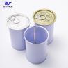 Buy cheap 200 Gram 300 Gram Tin Box Round Purple 320ml Round Tin Containers from wholesalers