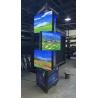 Buy cheap Shop Sign Full Color LED Screen Display Advertising Cube Screen Outdoor Rotate Profiled Signage from wholesalers