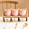 Buy cheap High Gloss Glaze Savall Ceramic Spice Box Ceramic Dinnerware Sets from wholesalers