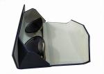 Custom Drawing Lines Leather Eyeglasses Box Folding Sunglasses Case