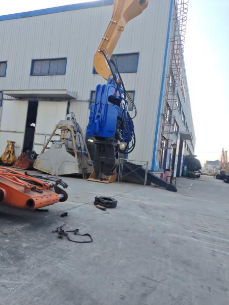 Centrifugal Force 435 Kn Hydraulic Pile Driver With 1320X1160X1820 Size And