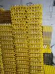 Colorful Yellow Plastic Blister Thermoformed Vacuum Plate Egg Packaging