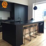 Beveled Edge Solid Surface Bar Counter Polishing Glossy 30mm Thickness