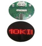 Buy cheap Flashing LED name badge display panel red and blue from wholesalers