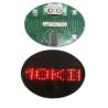Buy cheap Scrolling Oval LED display panel mini name badge from wholesalers