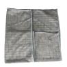 Buy cheap Grey Weft Big Grid Microfiber Cleaning Cloth 80% Polyester 20% Polyamid from wholesalers