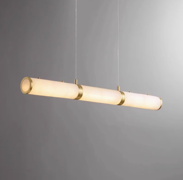 Marble Lamp For Home Decoration Lighting Leather Chandelier For Villa And Project