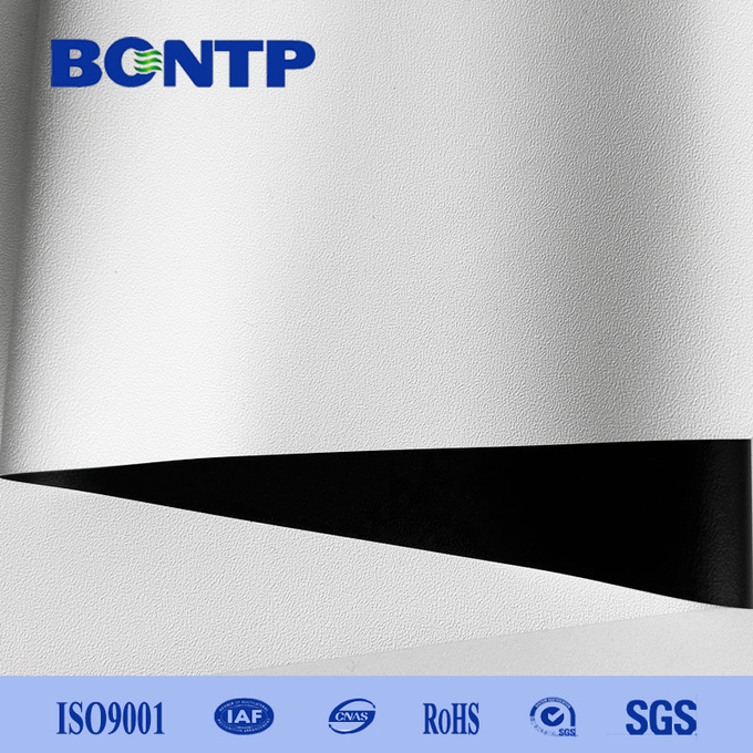 0.25mm White-Black Projection Film 16:9 Tab-Tensioned Motorized Screen 3