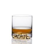Creative Bottom Decorative Lead Free Crystal Whiskey Glass Customized Glass