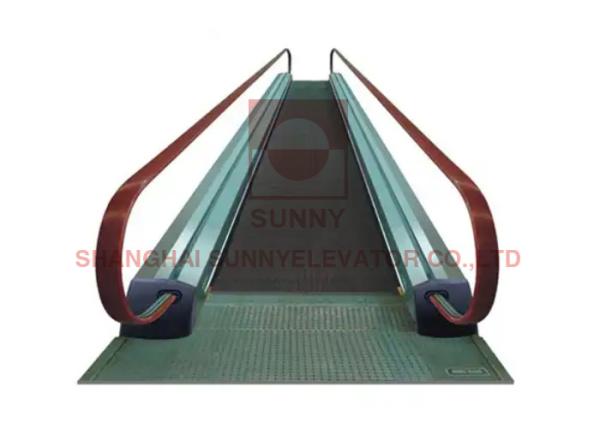 Buy cheap Aluminium Alloy Moving Walkway With Hairline Stainless Steel Inner Outer Decking With Lighting from wholesalers