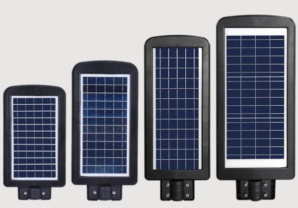 6000lm Solar Street Light Post , Solar Powered Pole Light 90W Infrared Sensor