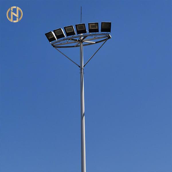 Buy cheap Round Shape Crown High Mast Pole , 25M 30M Industrial Light Pole from wholesalers