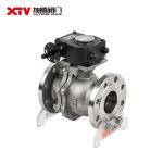 Stainless Steel High Platform Flanged Floating Ball Valve PN16 Perfect for