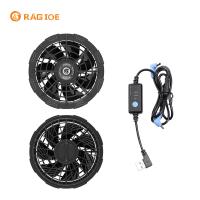 Buy cheap Brushless Air Conditioning Jacket Cooling Fan 5V USB Power Supply product