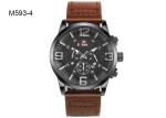 Big Dial Calendar Men's Quartz Watch For Business Work School Outdoor PU Strap