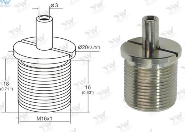 Buy cheap Key Flange Cap Aircraft Cable Adjustable Fittings M 16 Thread Compliant Design from wholesalers
