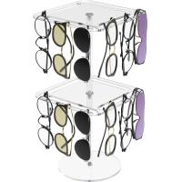 Buy cheap 360 Degree Rotating Double Tier Acrylic Display Stand for Sunglasses & product
