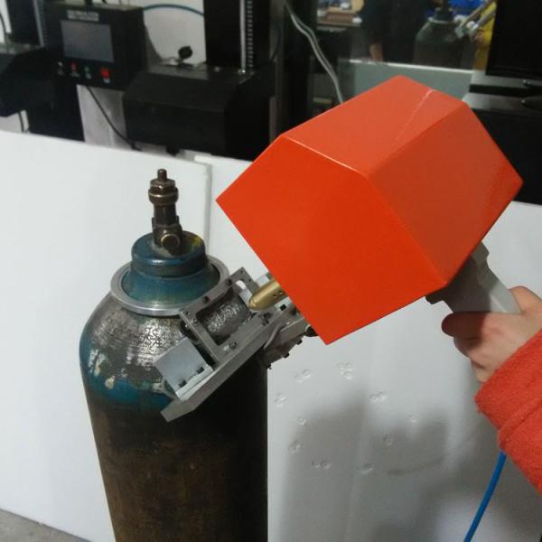 Gas Cylinder Bottle Pneumatic Dot Peen Marking Machine Date Number ISO