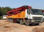 Semi-Dry Shotcrete Type 62m Concrete Boom Pump Truck with Mercedes Benz Chassis