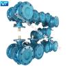 Buy cheap OEM ODM PN40 Flanged WCB Ball Valve DN250 Blue With Two Valve Seats from wholesalers