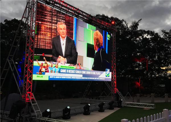 Buy cheap P3.91 Led Stage Backdrop Screen , Outdoor Led Display Panels 1/16 Scan Drive Duty from wholesalers