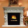 Buy cheap Home decoration Marble stone fireplace mantel surrounds,China marble fireplace supplier from wholesalers