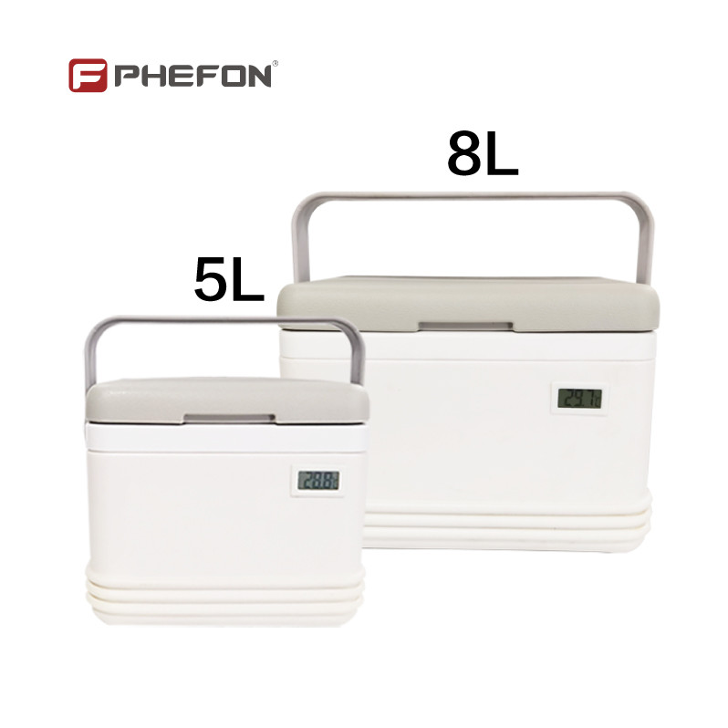 Phefon Portable Cooler Box 5L Camping Freezer Box With Rotating Handle