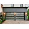 Buy cheap Modern Aluminum Glass Sectional Door Powder Coating Double Glazing Manual Or Automatic Mirror Glass Garage Doors from wholesalers