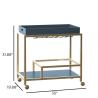 Buy cheap Brass Wine Drink Bar Cart Restaurant Serving Trolley Customized from wholesalers