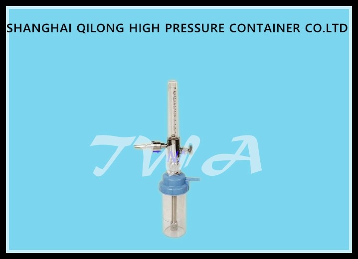 Flow Control Wall Oxygen Regulator Single Flowmeter Connected With The Oxygen Pipe