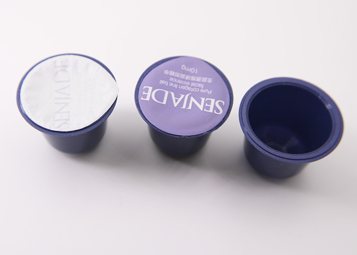 PP Material Instant Coffee Capsules Nespresso Pod Including Foils 28.5mm Height