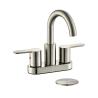 Buy cheap CUPC Matte Black Bathroom Faucet 4 Inch Centerset Nickel Golden from wholesalers