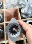 Fish Feed Pellet Extruder screw element BC72 Producing Feed Pellets High